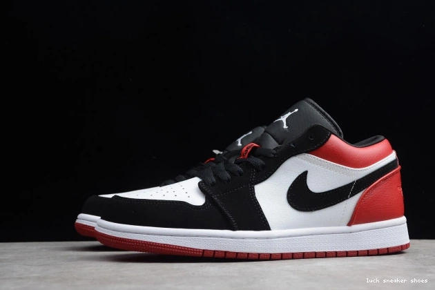 Rep LUCY Air 1 Black Low Toe 553558-116 Jordan 0813